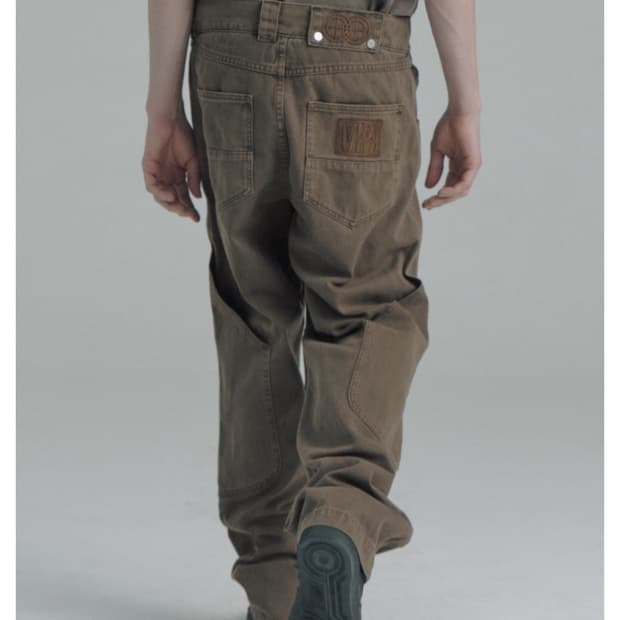 플라스틱프로덕트 MPa CALF POCKET PANTS 라지
