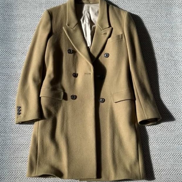 언유즈드 카멜 싱글 코트 3