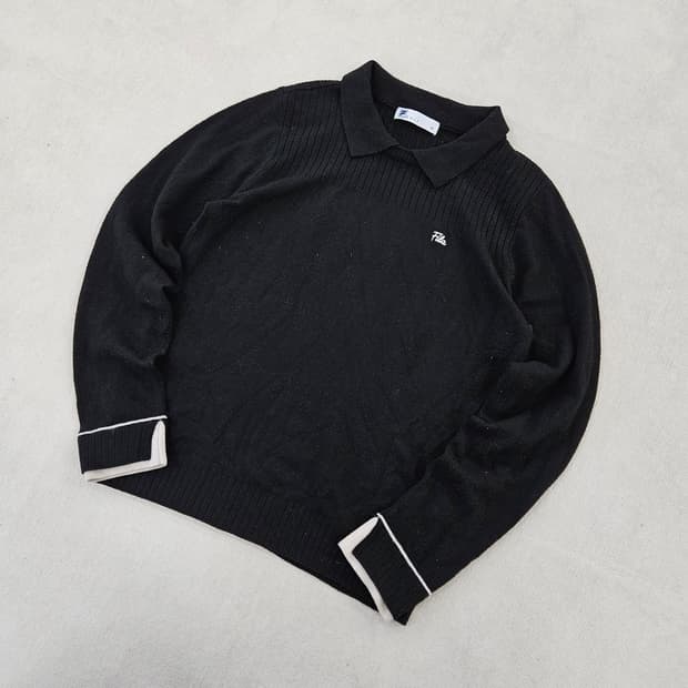 [95] 휠라 골프 카라 니트 스웨터 0121Y1