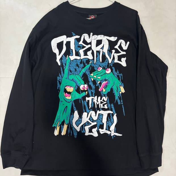 빈티지 락 프린팅 롱슬리브