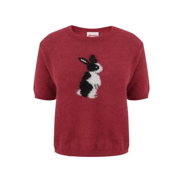 글로니 버니 니트 레드 새상품