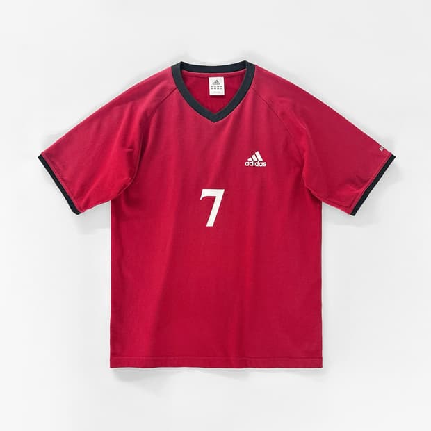 00s 아디다스 데이비드 베컴 7 링거 풋볼 티