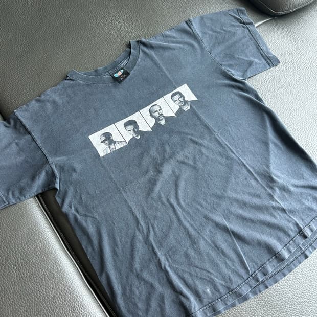 90s U2 투어 빈티지 티셔츠 Distressed