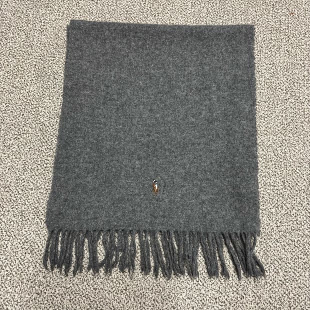 [택포,램스울100] 폴로 랄프로렌 이태리 머플러 목도리 [A-]