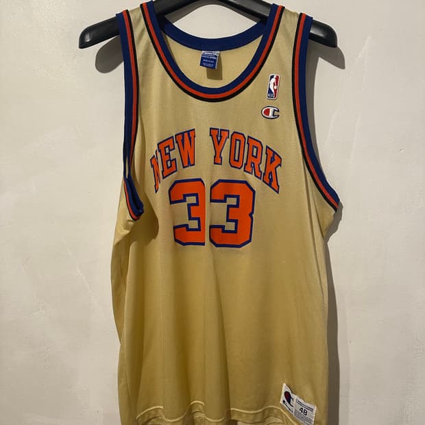 빈티지 90s 챔피온 뉴욕 킥스 패트릭 유잉 져지