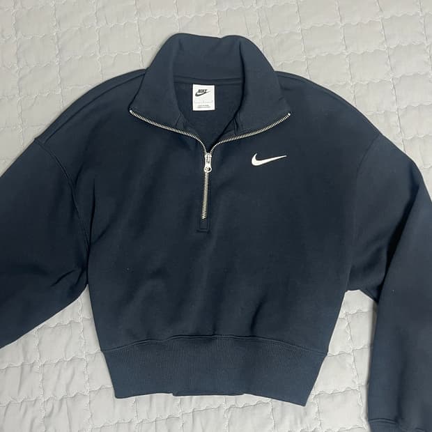 나이키 스포츠웨어 피닉스 플리스 풀집 크롭