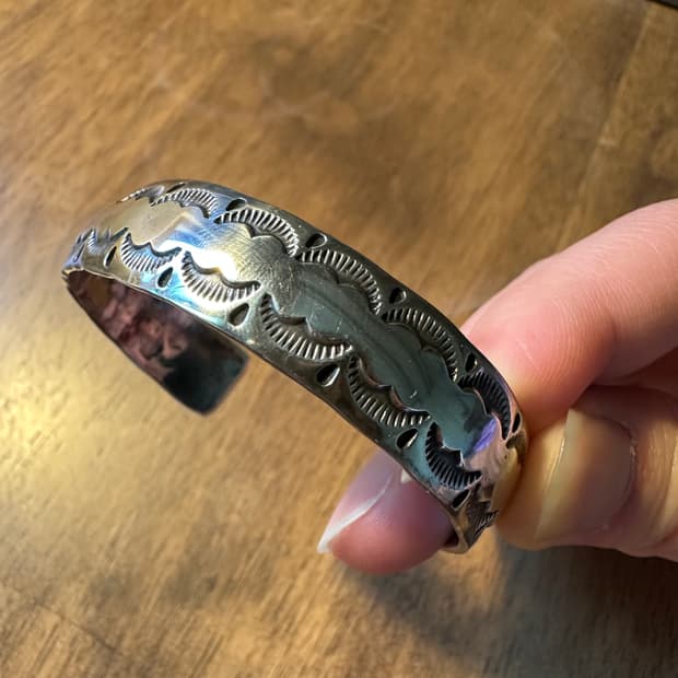 나바호 네이티브아메리칸 인디언 쥬얼리 뱅글 H.spencer