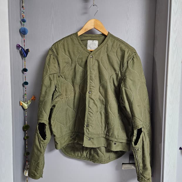 빈티지 오리지널 US ARMY 밀리터리 내피 자켓 M