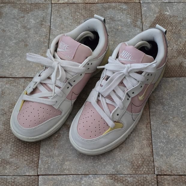 (245)나이키 덩크 로우 디스럽트 2 핑크 옥스포드