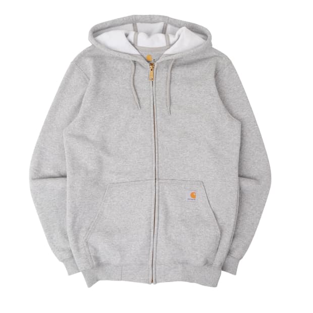 칼하트 k122 그레이 코튼 후드집업