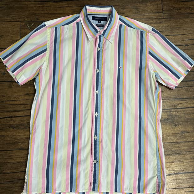 Tommy Hilfiger 80s Two Ply Cotton 라인 반팔