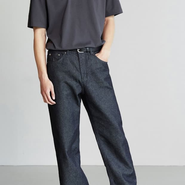 브랜디드/ 1898 와이드 스트레이트 데님 /32