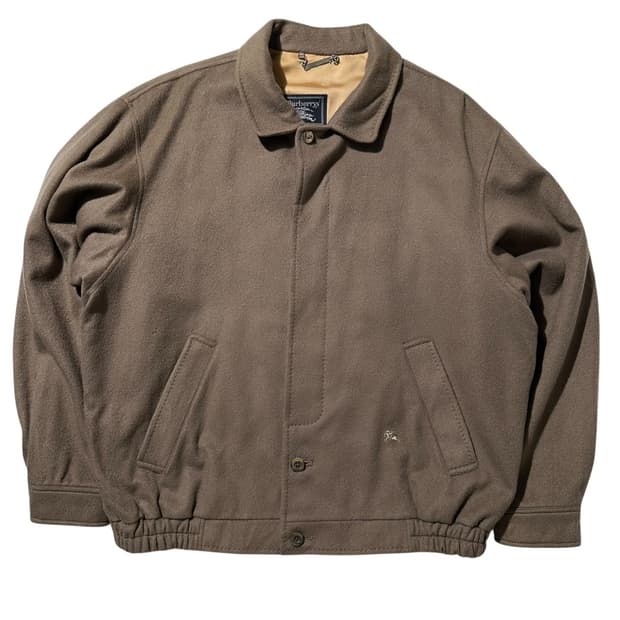 버버리 울 블루종 자켓