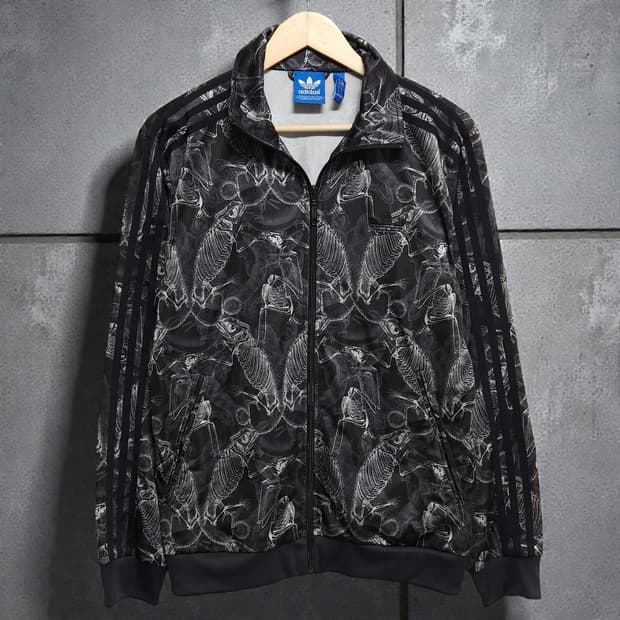 95~100)adidas 아디다스 스켈레톤 트랙탑 져지 자켓