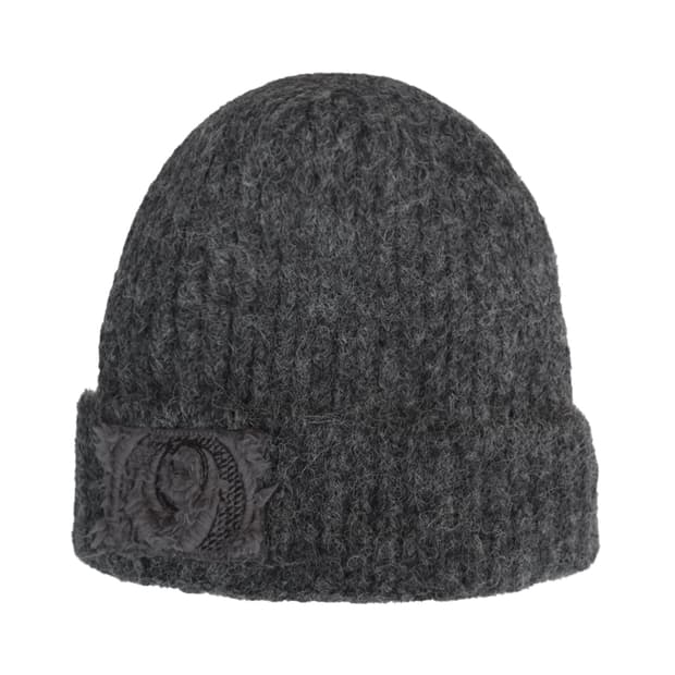 Charcoal Fuzzy-Wuzzy Beanie