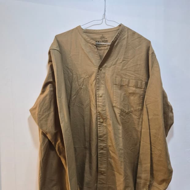 XL) MUJI 무인양품 스탠드카라 셔츠 팝니다