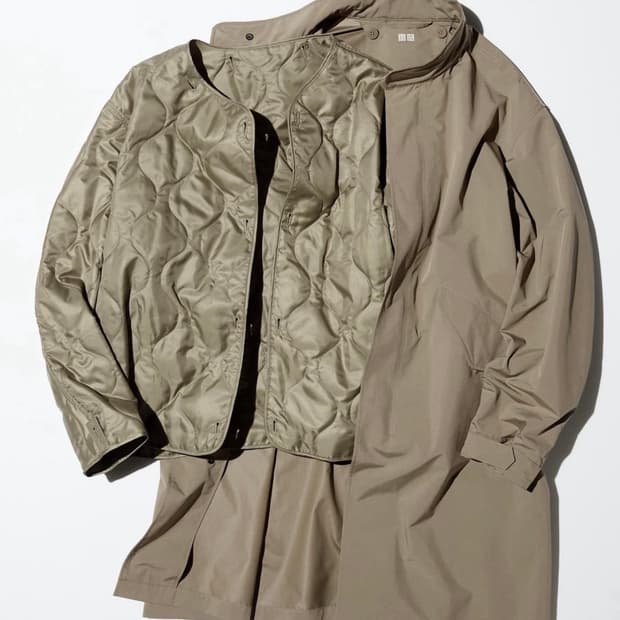 유니클로 윈드프루프 2WAY 코트 XL