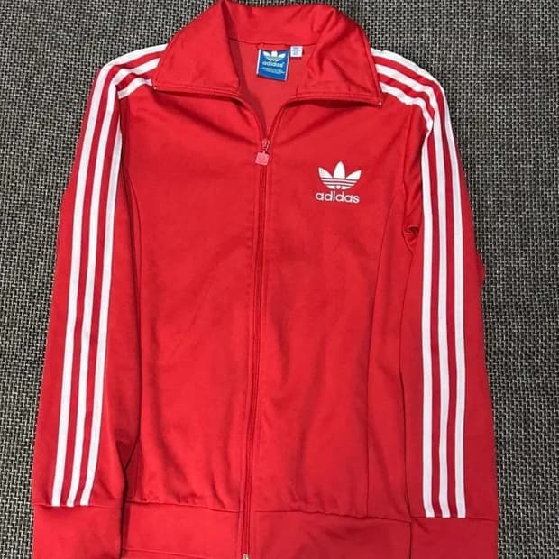 아디다스 빨흰 흰빨 져지 세트