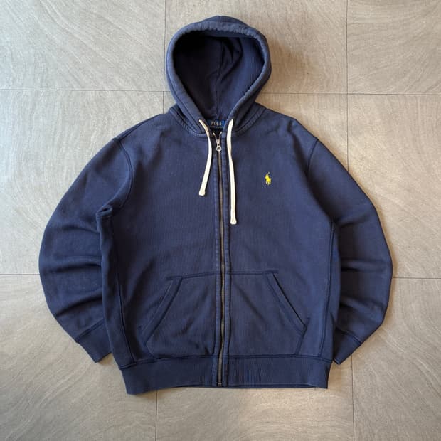 폴로 국내 매장 정품 네이비 후드 집업 자켓