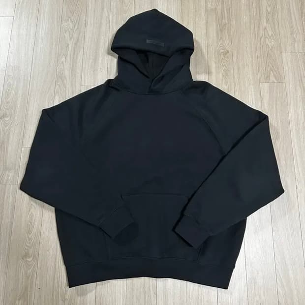 피어오브갓 에센셜 코어 후드티 블랙 M