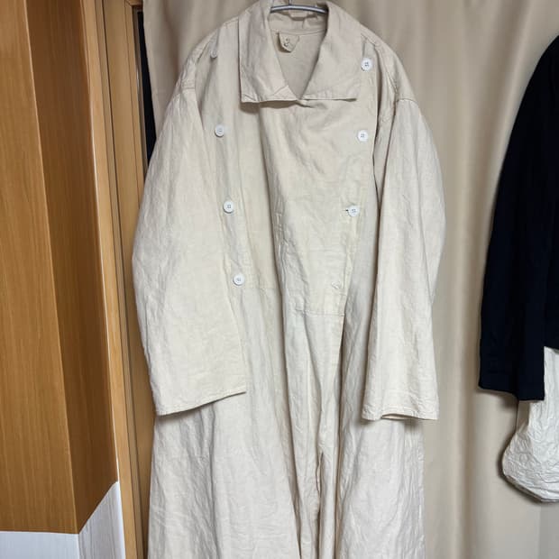 40s 프랑스군 호스피탈 코트 hospital coat