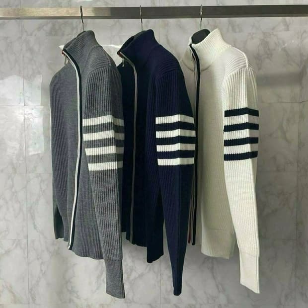 톰브라운 니트집업