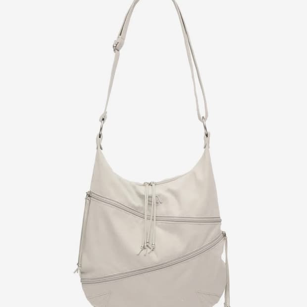 Sculptor Expandable Hobo Bag Ice