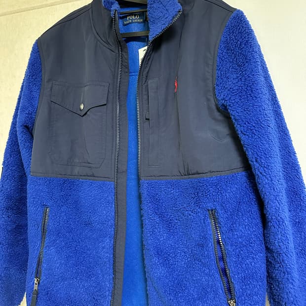 폴로 쉐르파 플리츠 자켓