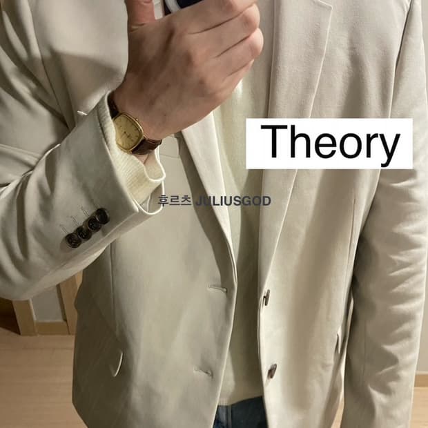 [110, 새제품] Theory 띠어리 블레이저 자켓 110사이즈 베이지