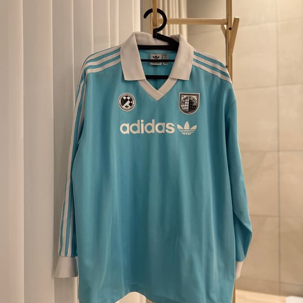 민트코어! 아디다스 풋볼 축구 져지 긴팔 