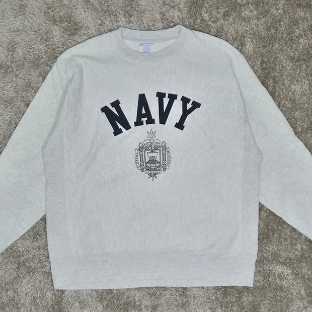 챔피언 리버스위브 NAVY 스웻셔츠