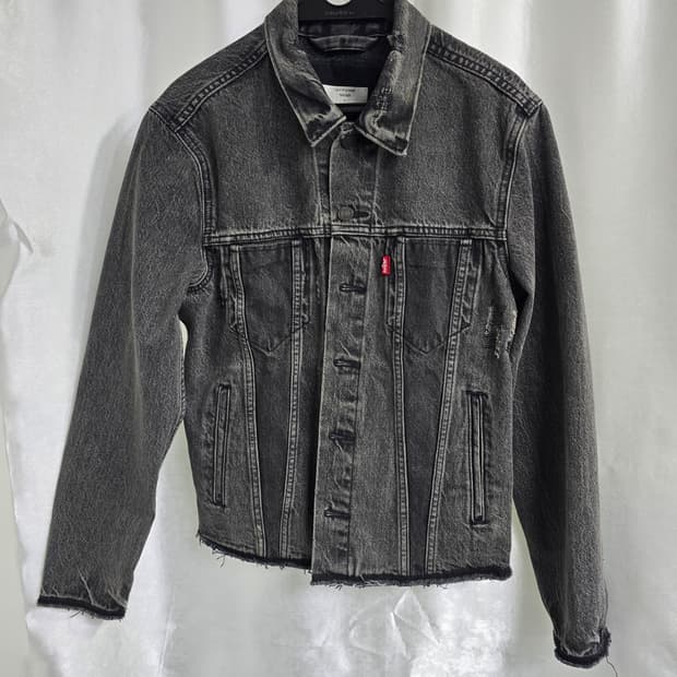 리바이스 블랙 데님 트러커 자켓 (1705)