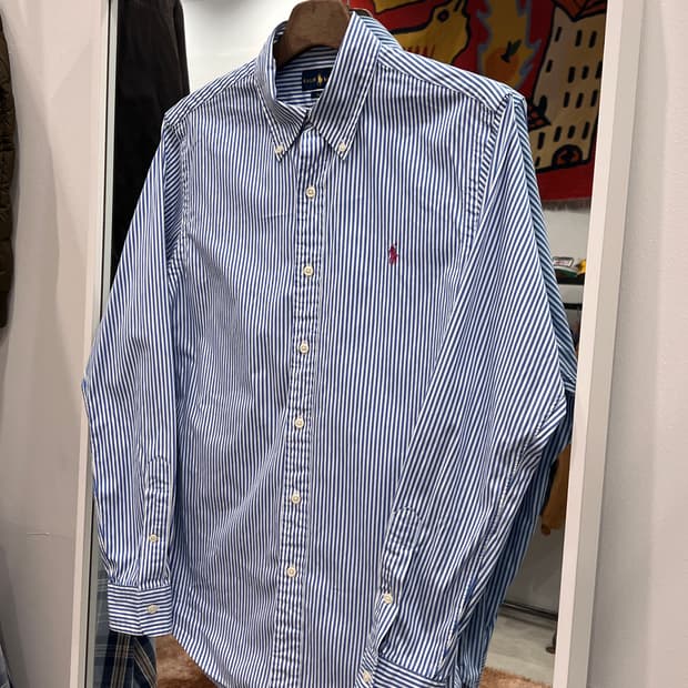 Polo RL 폴로 랄프로렌 SLIM FIT 스트라이프 셔츠