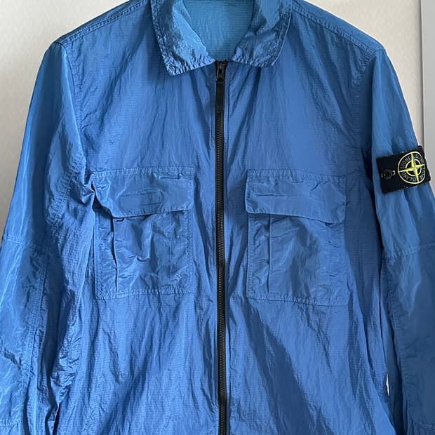 스톤아일랜드 나일론메탈 아미오 자켓 19ss L(105)