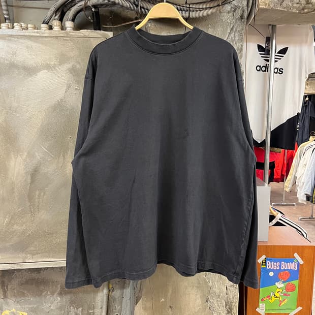 이지갭 롱슬리브리스 긴팔티 차콜 XL #csz1873