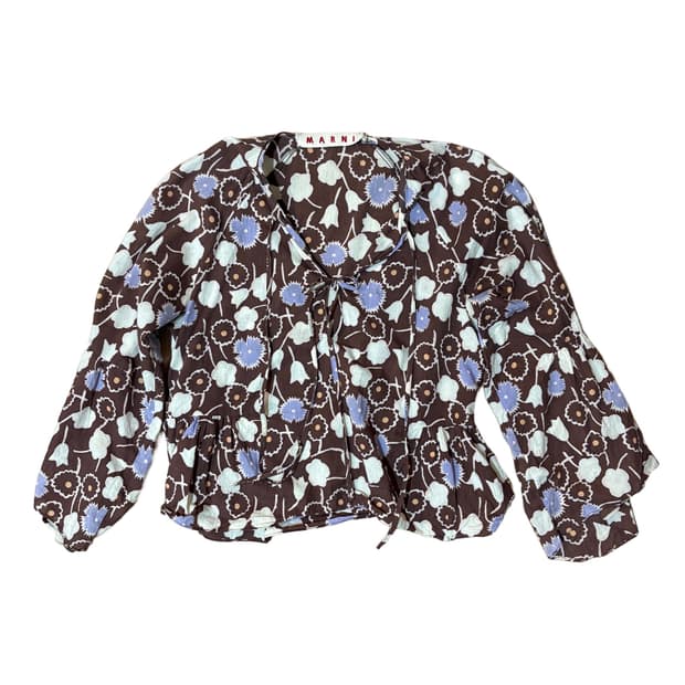 MARNI FLOWER BLOUSE