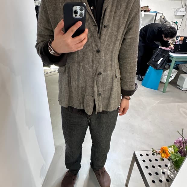 스테판 슈나이더 린넨 자켓