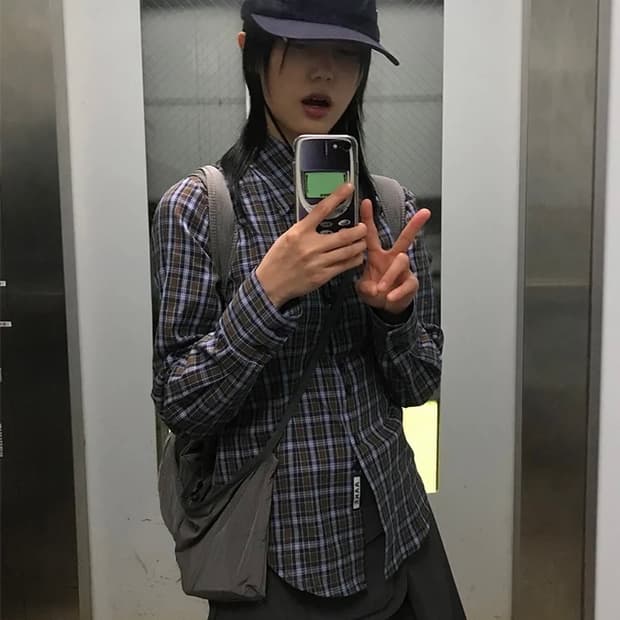 HIDDEN LABEL SLIM-FIT SH (CHECK!)