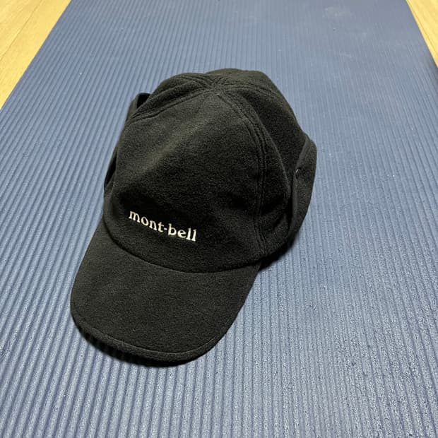 몽벨 클리마플러스 200 이어워머 캡 블랙
