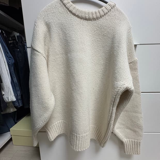 헤이그 니트 아이보리