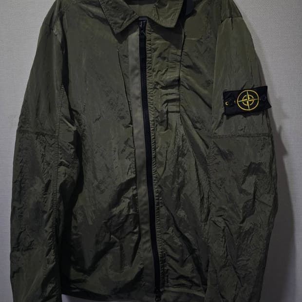 정품 스톤아일랜드 나일론메탈 오버셔츠 95 / M