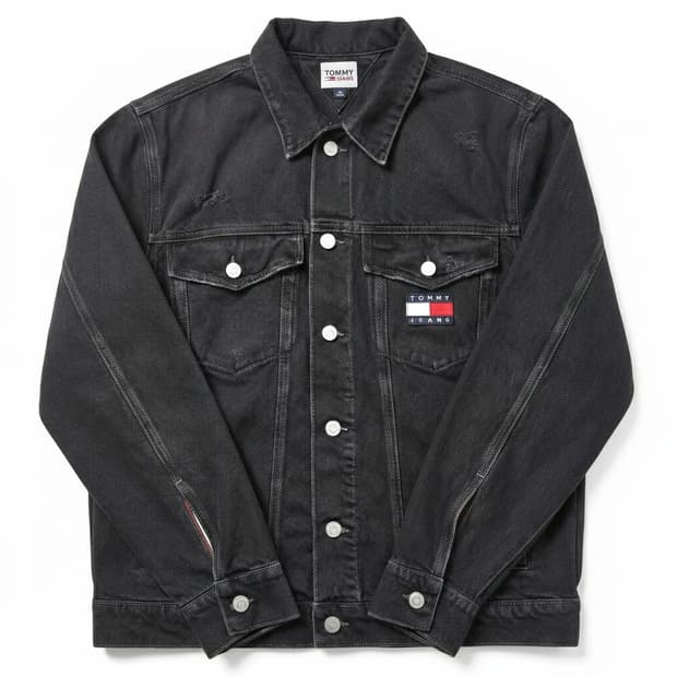 {초레어템} 타미 흑청 데님 자켓 [L]