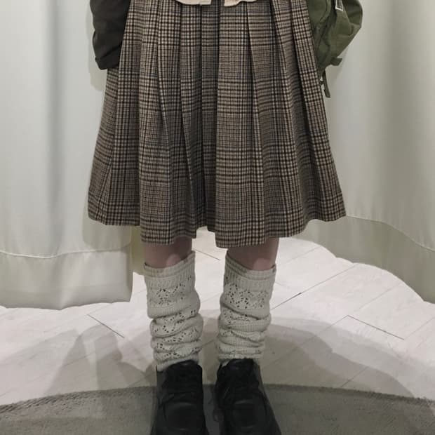 NEW YORKER check skirt