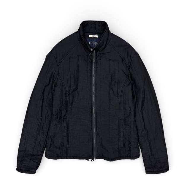 00's 아르마니 진스 퀼티드 나일론 자켓