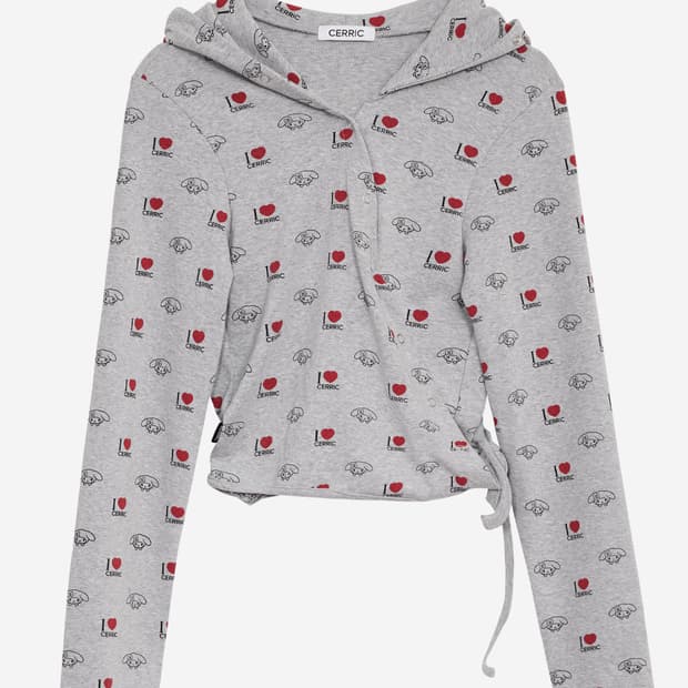 세릭 My Melody Wrap Hood Cardigan