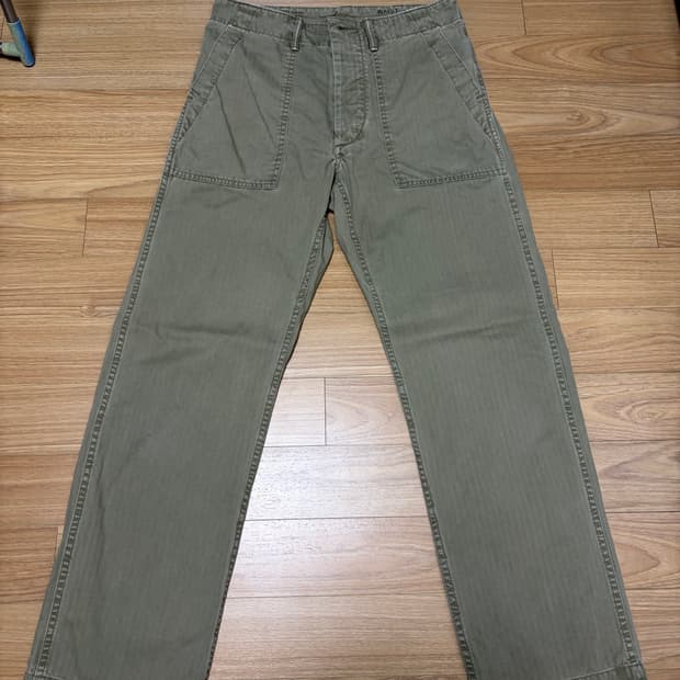 RRL 헤링본 퍼티그 28X32 사이즈