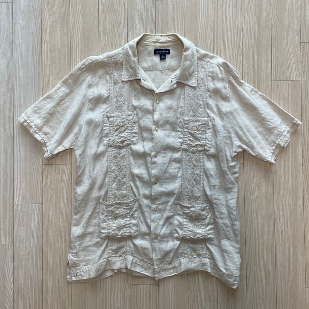 빈티지 구아야베라 쿠바 셔츠(XL)