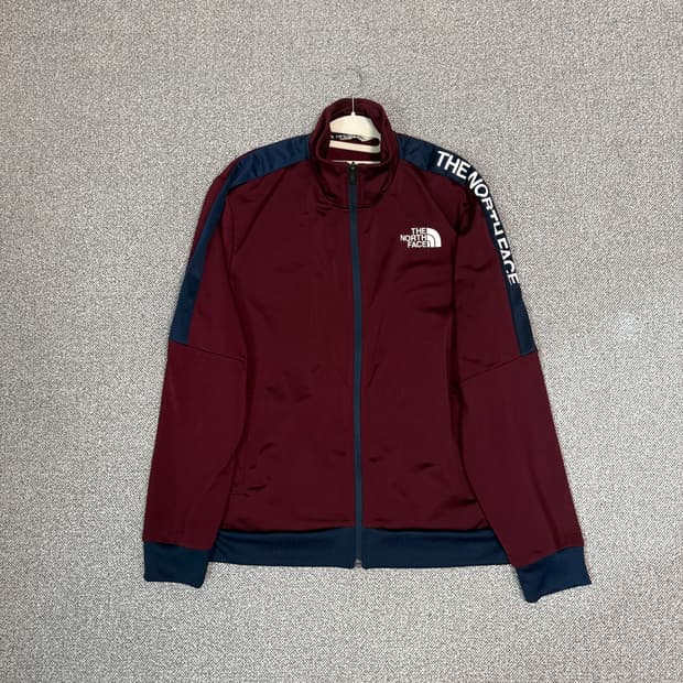 노스페이스 져지 버건디 L 트랙탑
