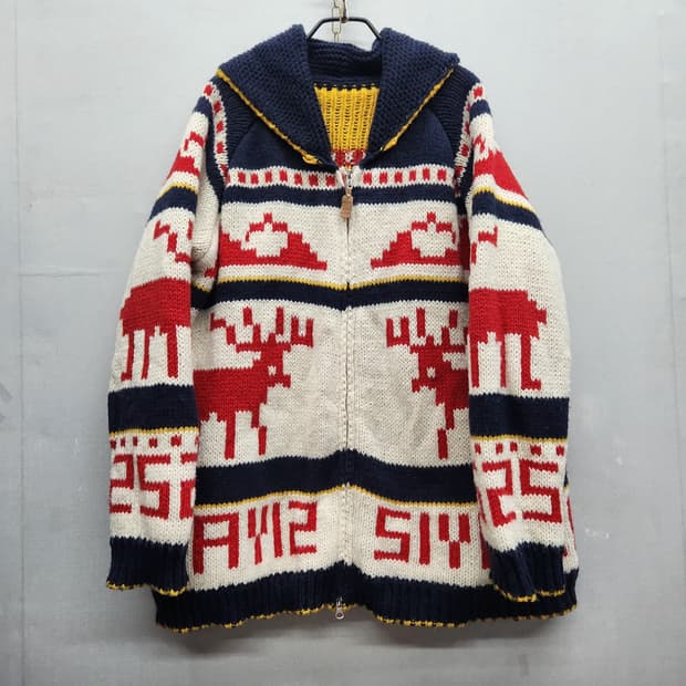 코위찬 사슴패턴 투웨이 집업 XL(남여공용)