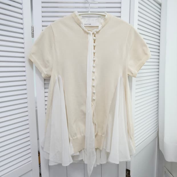 Sacai 사카이 럭 프릴 가디건